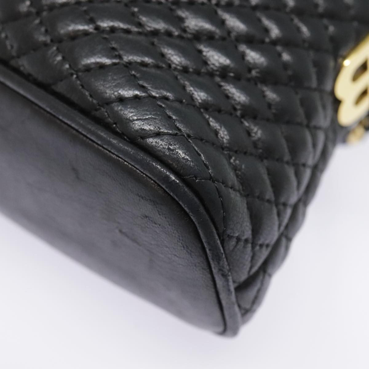 Bally Black Leather Shoulder Bag (Pre-Owned) Size ONE SIZE - 7 Thumbnail