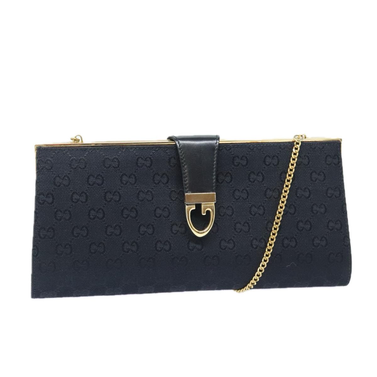 Gucci Gg Canvas Black Canvas Shoulder Bag (Pre-Owned) Size ONE SIZE - 14 Thumbnail