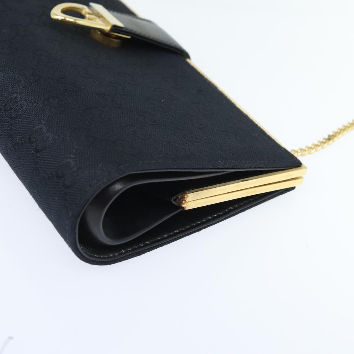 Gucci Gg Canvas Black Canvas Shoulder Bag (Pre-Owned) Size ONE SIZE - 4 Thumbnail