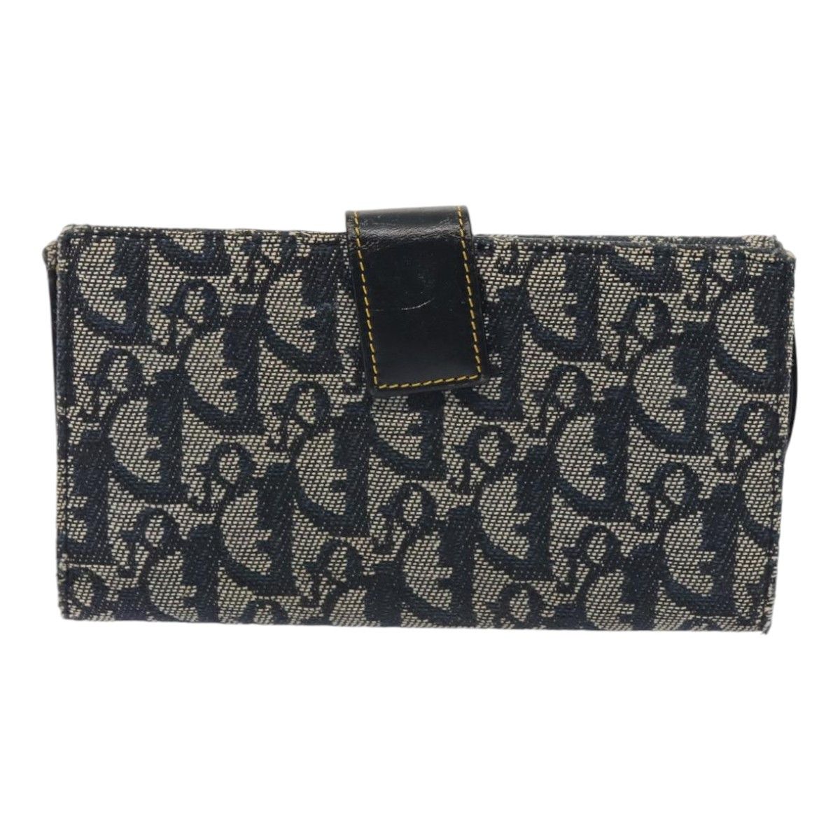 Dior Saddle Navy Canvas Wallet (Pre-Owned) Size ONE SIZE - 2 Thumbnail