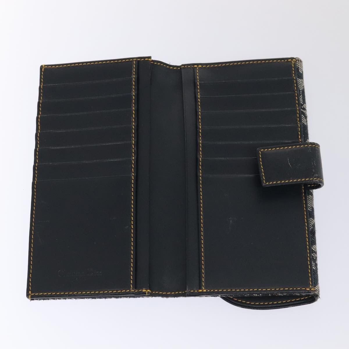 Dior Saddle Navy Canvas Wallet (Pre-Owned) Size ONE SIZE - 9 Thumbnail