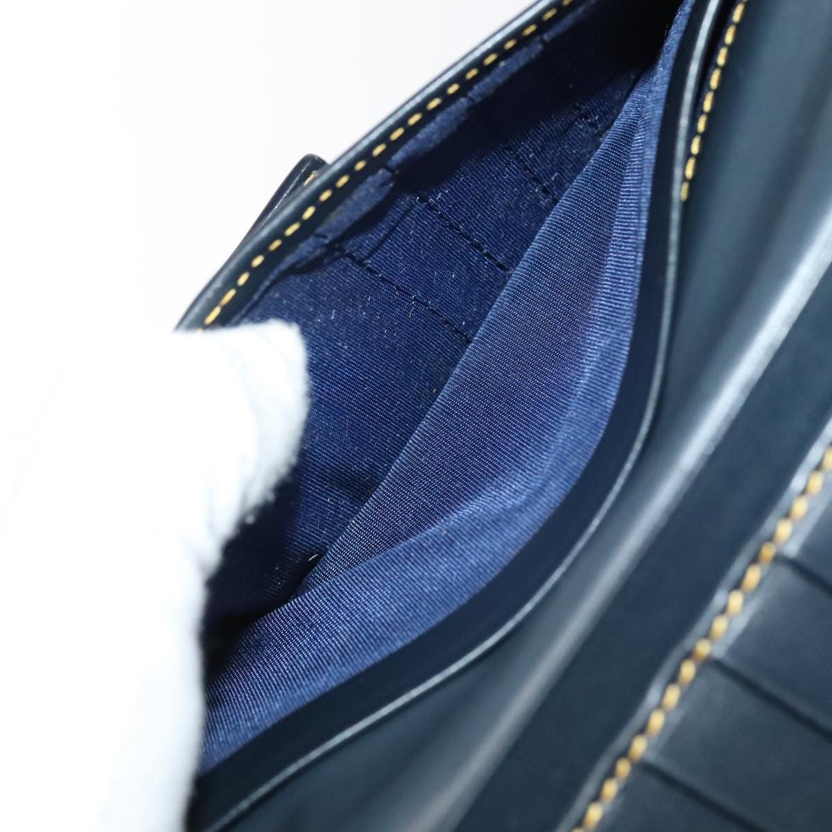 Dior Saddle Navy Canvas Wallet (Pre-Owned) Size ONE SIZE - 20 Thumbnail