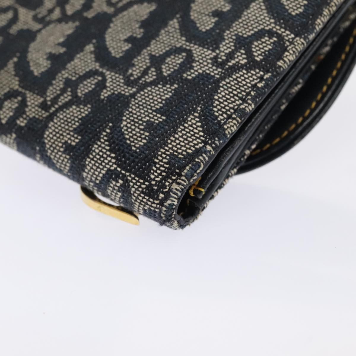 Dior Saddle Navy Canvas Wallet (Pre-Owned) Size ONE SIZE - 6 Thumbnail