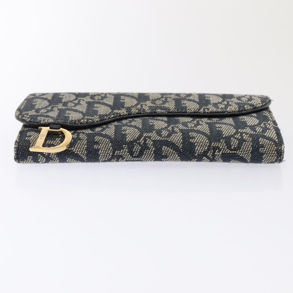 Dior Saddle Navy Canvas Wallet (Pre-Owned) Size ONE SIZE - 14 Thumbnail