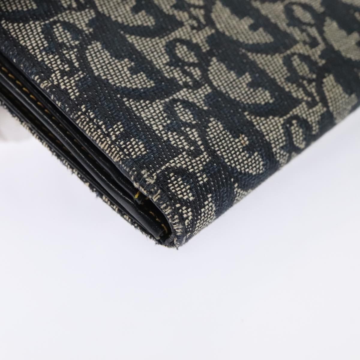 Dior Saddle Navy Canvas Wallet (Pre-Owned) Size ONE SIZE - 7 Thumbnail