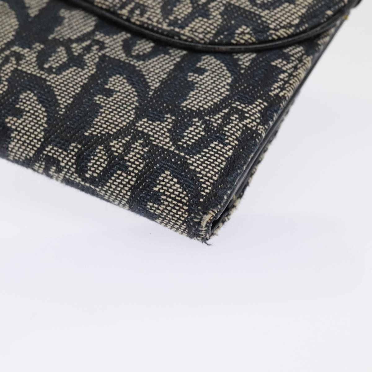 Dior Saddle Navy Canvas Wallet (Pre-Owned) Size ONE SIZE - 5 Thumbnail