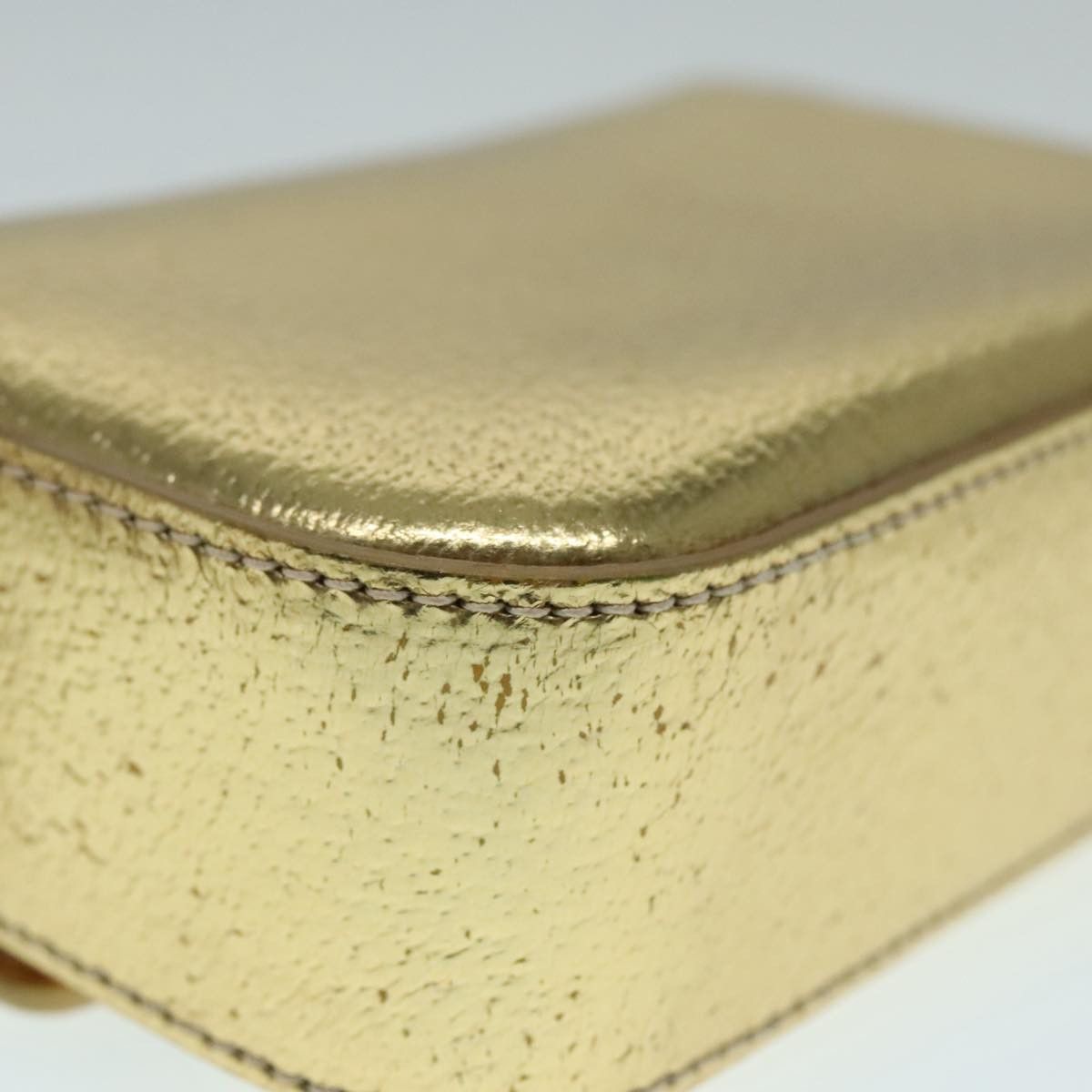 Prada -- Gold Leather Wallet (Pre-Owned) Size ONE SIZE - 7 Thumbnail