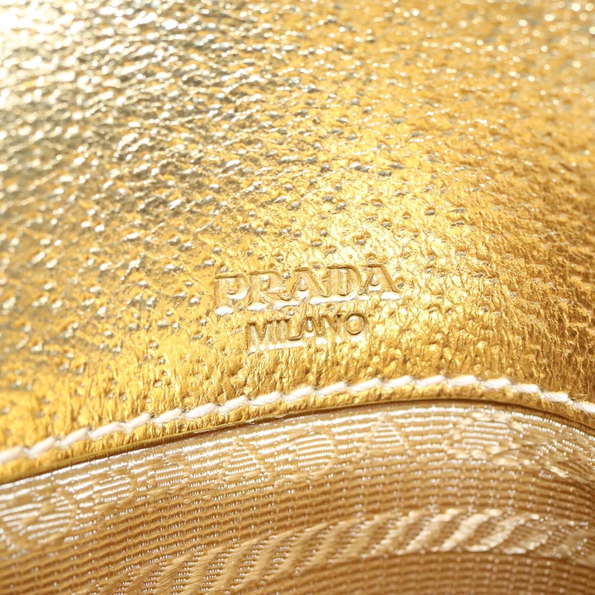 Prada -- Gold Leather Wallet (Pre-Owned) Size ONE SIZE - 11 Thumbnail
