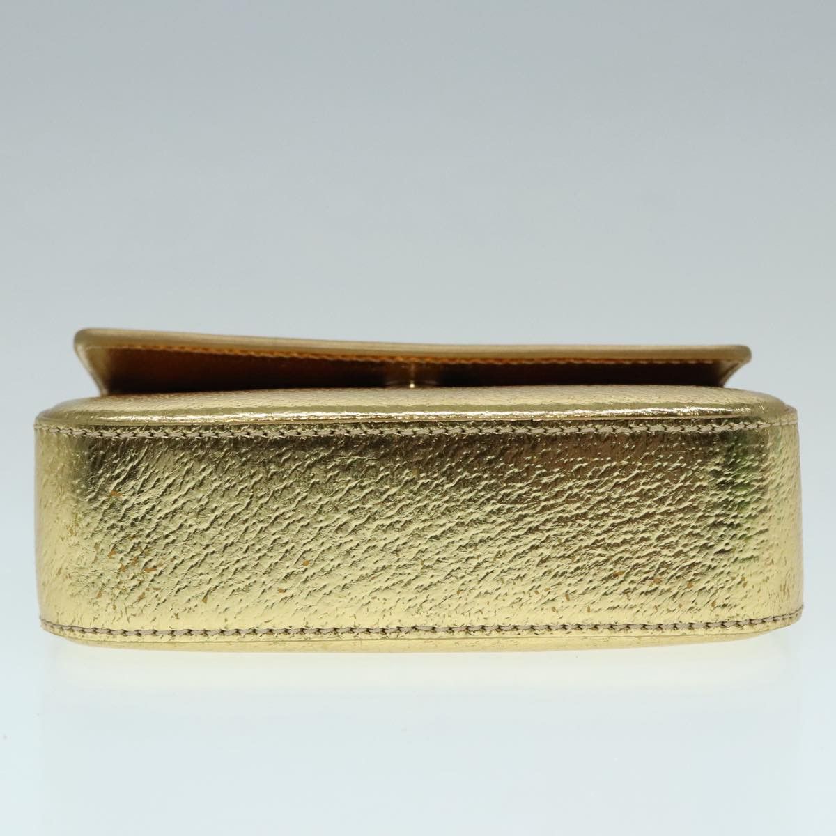 Prada -- Gold Leather Wallet (Pre-Owned) Size ONE SIZE - 13 Thumbnail