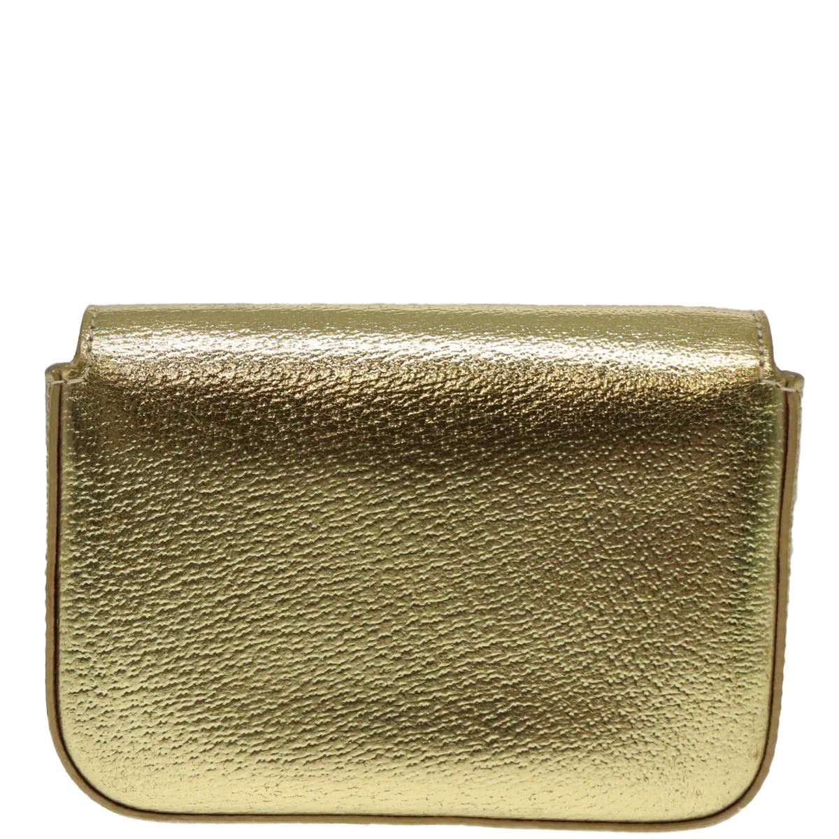 Prada -- Gold Leather Wallet (Pre-Owned) Size ONE SIZE - 2 Thumbnail