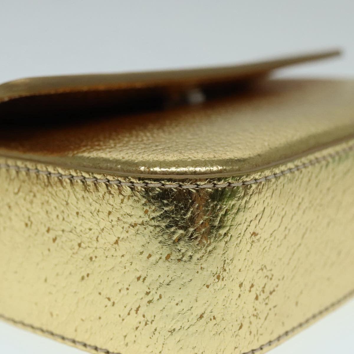 Prada -- Gold Leather Wallet (Pre-Owned) Size ONE SIZE - 5 Thumbnail