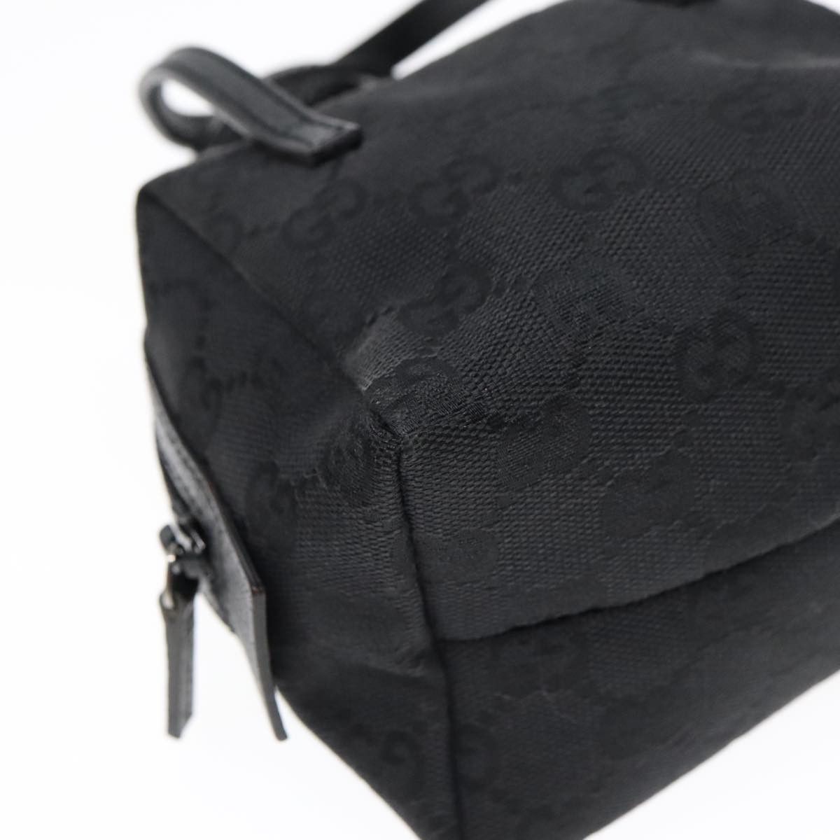 Gucci Gg Canvas Black Canvas Handbag (Pre-Owned) Size ONE SIZE - 7 Thumbnail