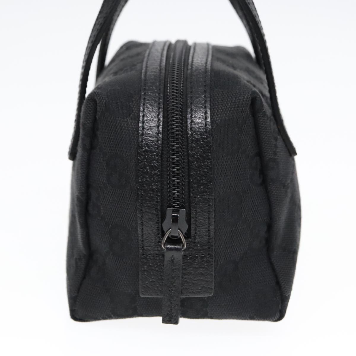 Gucci Gg Canvas Black Canvas Handbag (Pre-Owned) Size ONE SIZE - 3 Thumbnail
