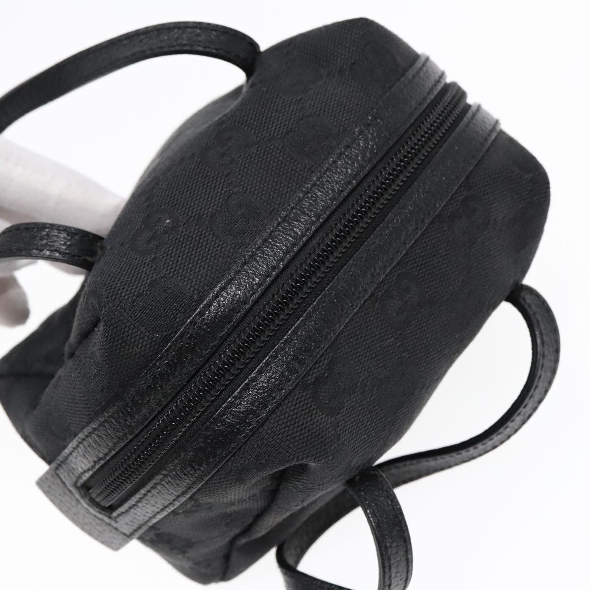 Gucci Gg Canvas Black Canvas Handbag (Pre-Owned) Size ONE SIZE - 10 Thumbnail