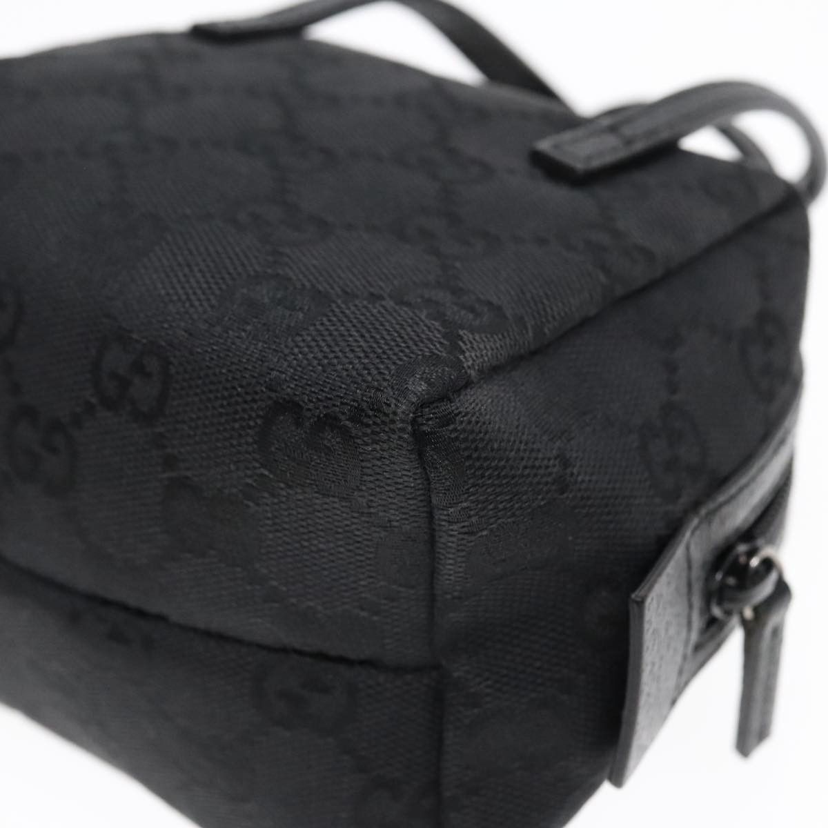 Gucci Gg Canvas Black Canvas Handbag (Pre-Owned) Size ONE SIZE - 8 Thumbnail
