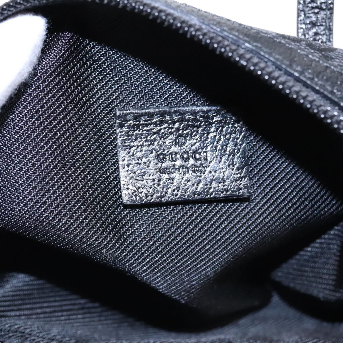 Gucci Gg Canvas Black Canvas Handbag (Pre-Owned) Size ONE SIZE - 12 Thumbnail