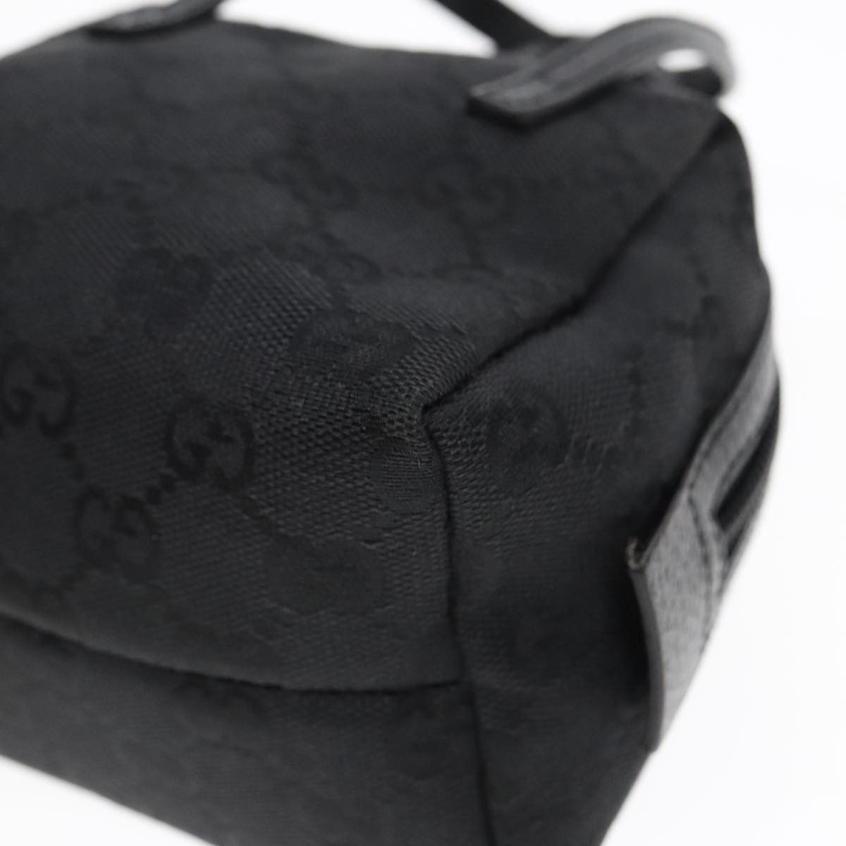 Gucci Gg Canvas Black Canvas Handbag (Pre-Owned) Size ONE SIZE - 6 Thumbnail