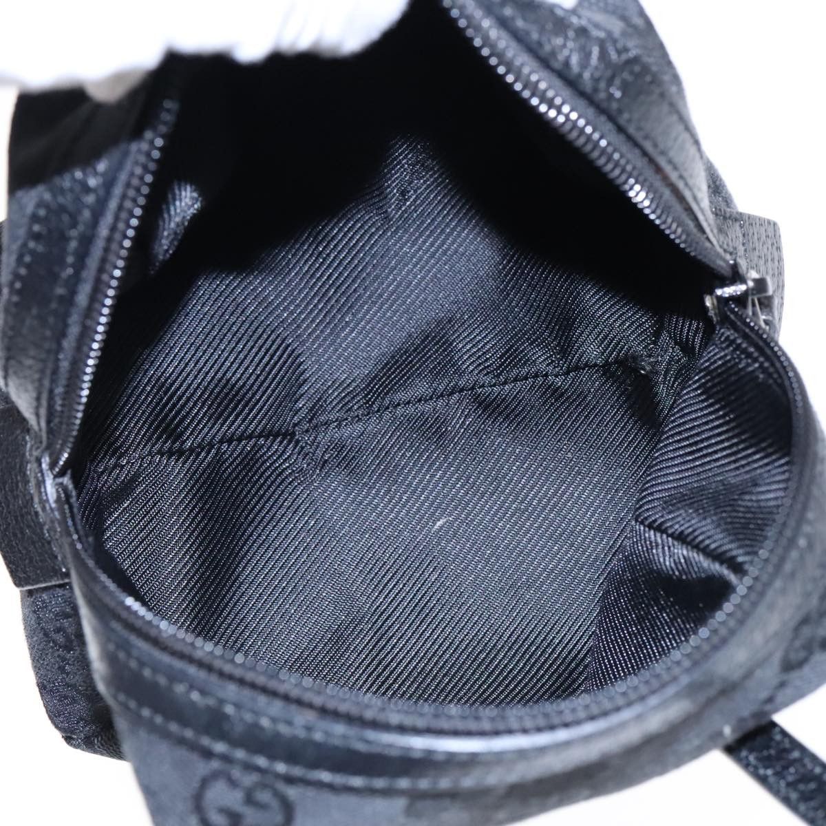 Gucci Gg Canvas Black Canvas Handbag (Pre-Owned) Size ONE SIZE - 11 Thumbnail