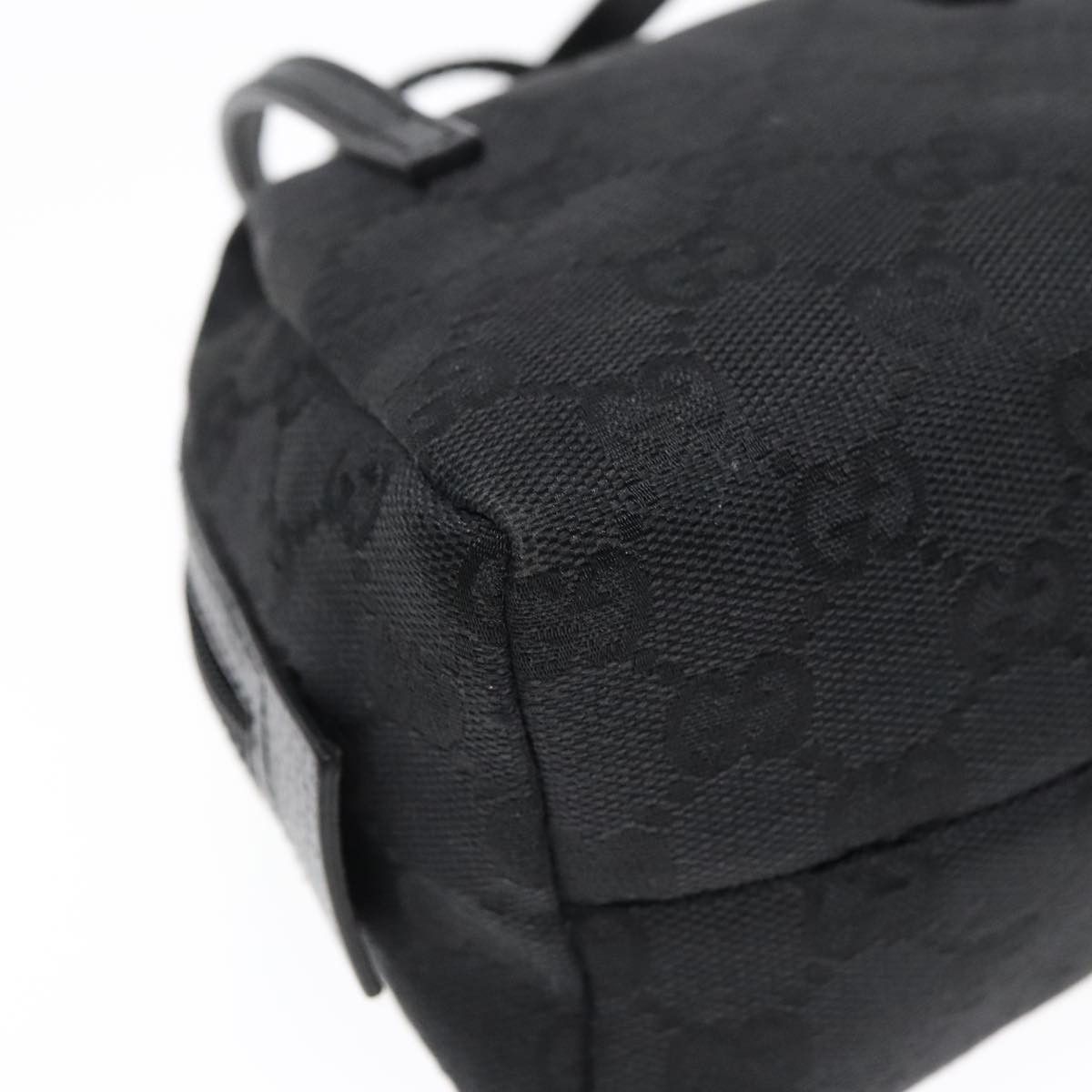 Gucci Gg Canvas Black Canvas Handbag (Pre-Owned) Size ONE SIZE - 9 Thumbnail