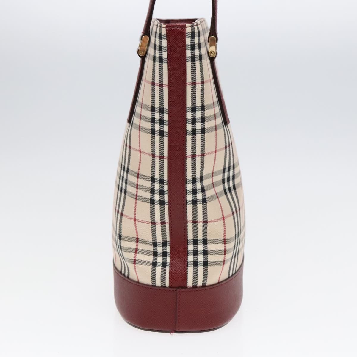 Burberry Nova Check Beige Canvas Shoulder Bag (Pre-Owned) Size ONE SIZE - 3 Thumbnail