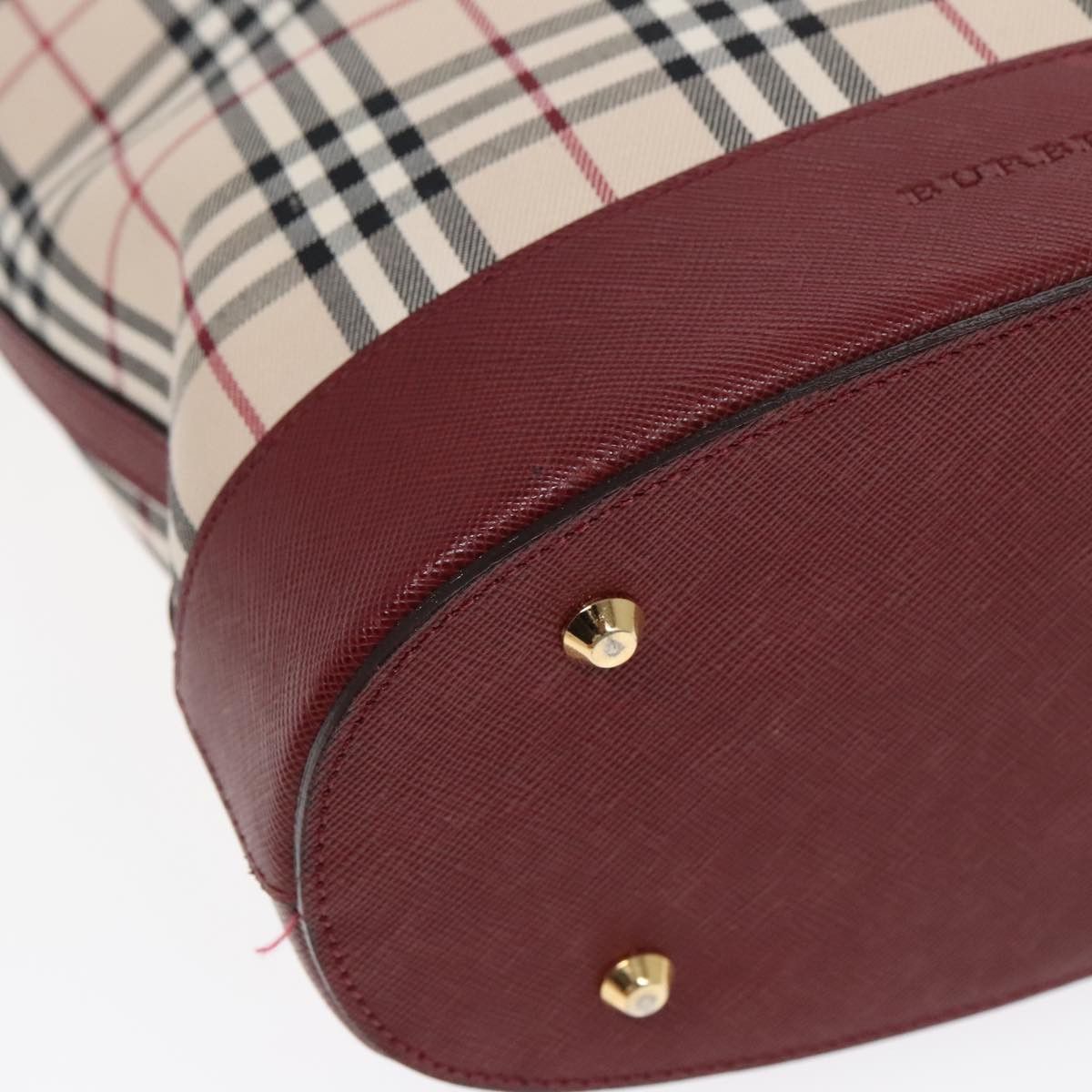 Burberry Nova Check Beige Canvas Shoulder Bag (Pre-Owned) Size ONE SIZE - 7 Thumbnail
