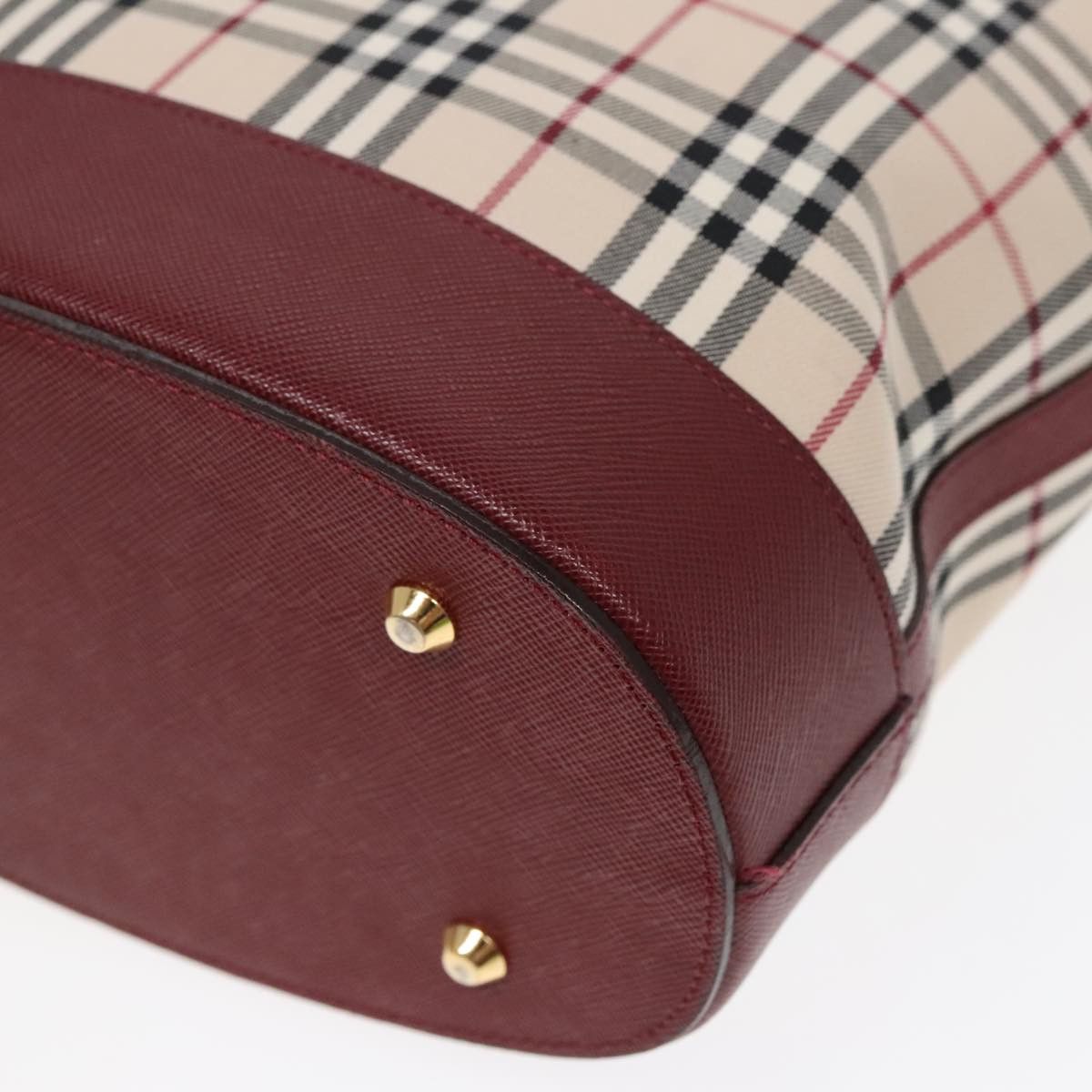 Burberry Nova Check Beige Canvas Shoulder Bag (Pre-Owned) Size ONE SIZE - 8 Thumbnail