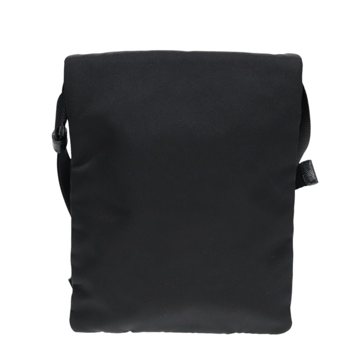 Prada Triangle Logo Black Synthetic Shoulder Bag (Pre-Owned) Size ONE SIZE - 2 Thumbnail