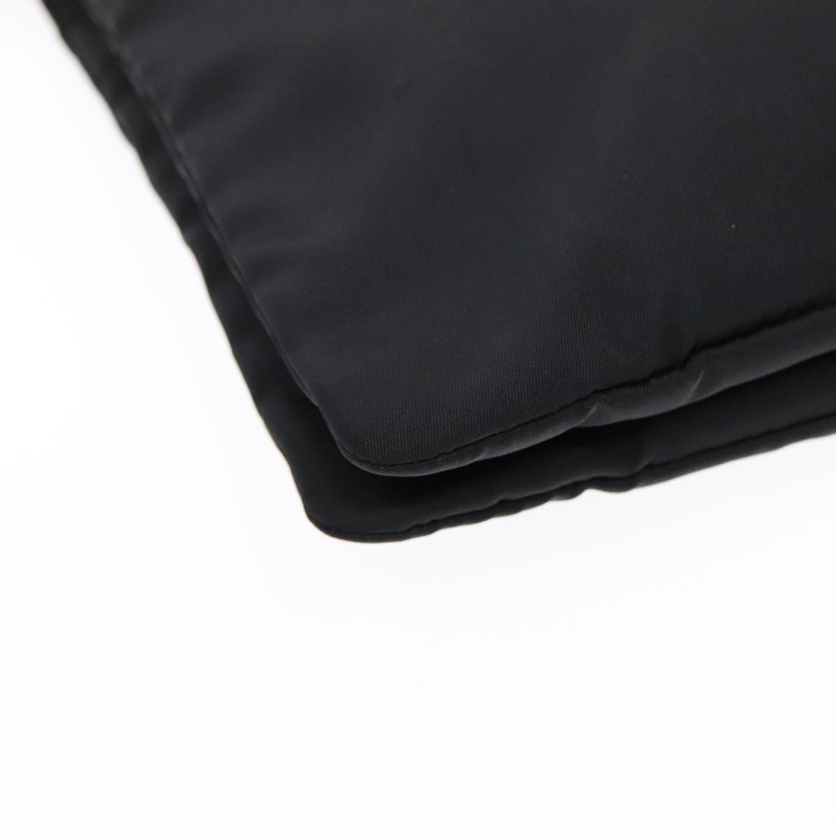 Prada Triangle Logo Black Synthetic Shoulder Bag (Pre-Owned) Size ONE SIZE - 8 Thumbnail