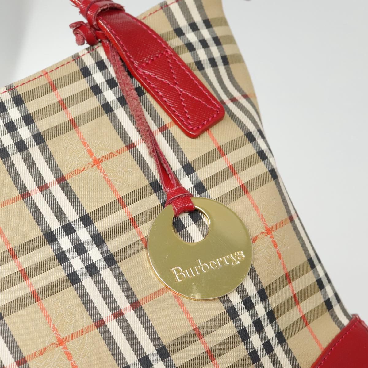 Burberry Tote Bag Beige Canvas Tote Bag (Pre-Owned) Size ONE SIZE - 16 Thumbnail