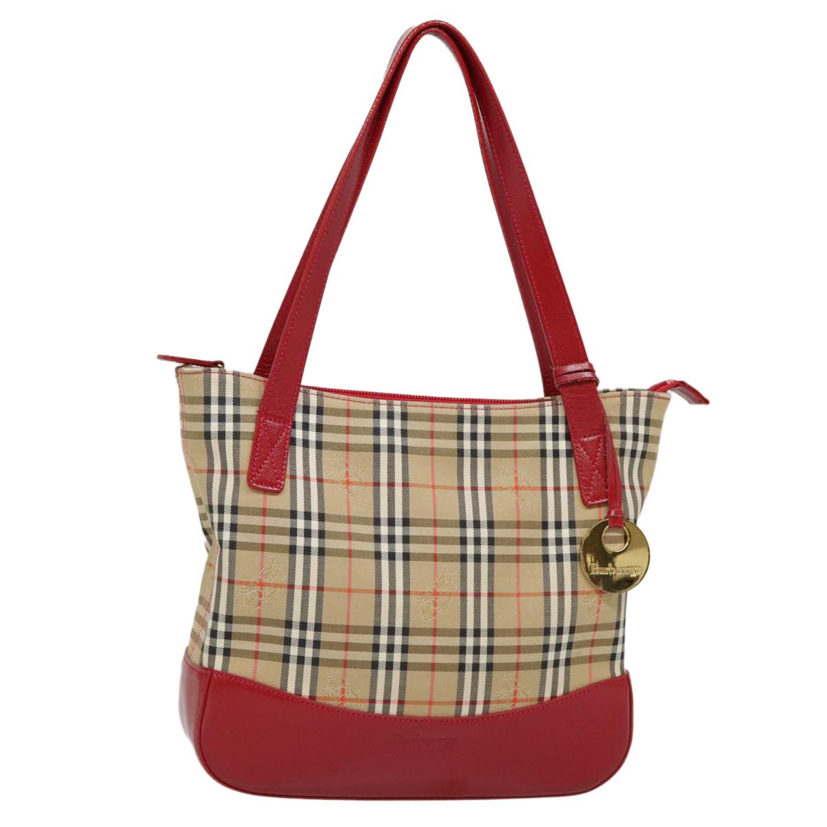 Burberry Tote Bag Beige Canvas Tote Bag (Pre-Owned) Size ONE SIZE - 13 Thumbnail