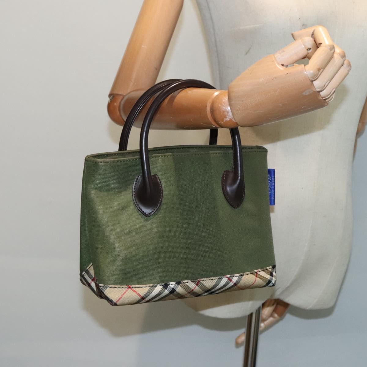 Burberry Blue Label Khaki Synthetic Handbag (Pre-Owned) Size ONE SIZE - 14 Thumbnail