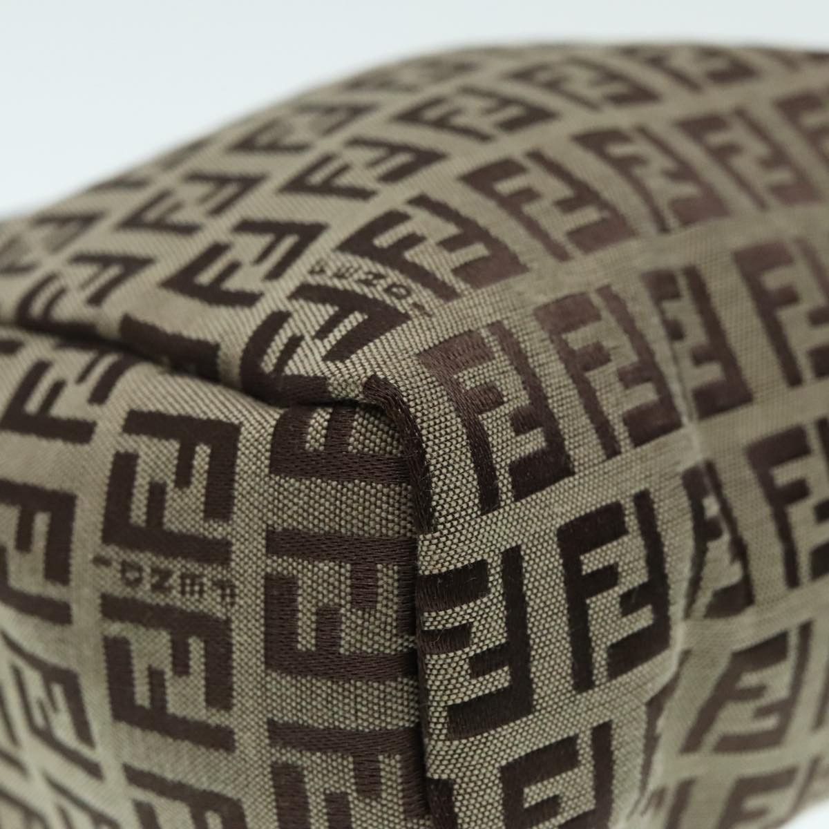 Fendi Zucca Beige Canvas Handbag (Pre-Owned) Size ONE SIZE - 7 Thumbnail
