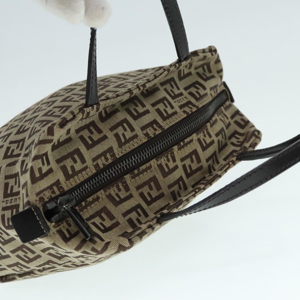 Fendi Zucca Beige Canvas Handbag (Pre-Owned) Size ONE SIZE - 11 Thumbnail