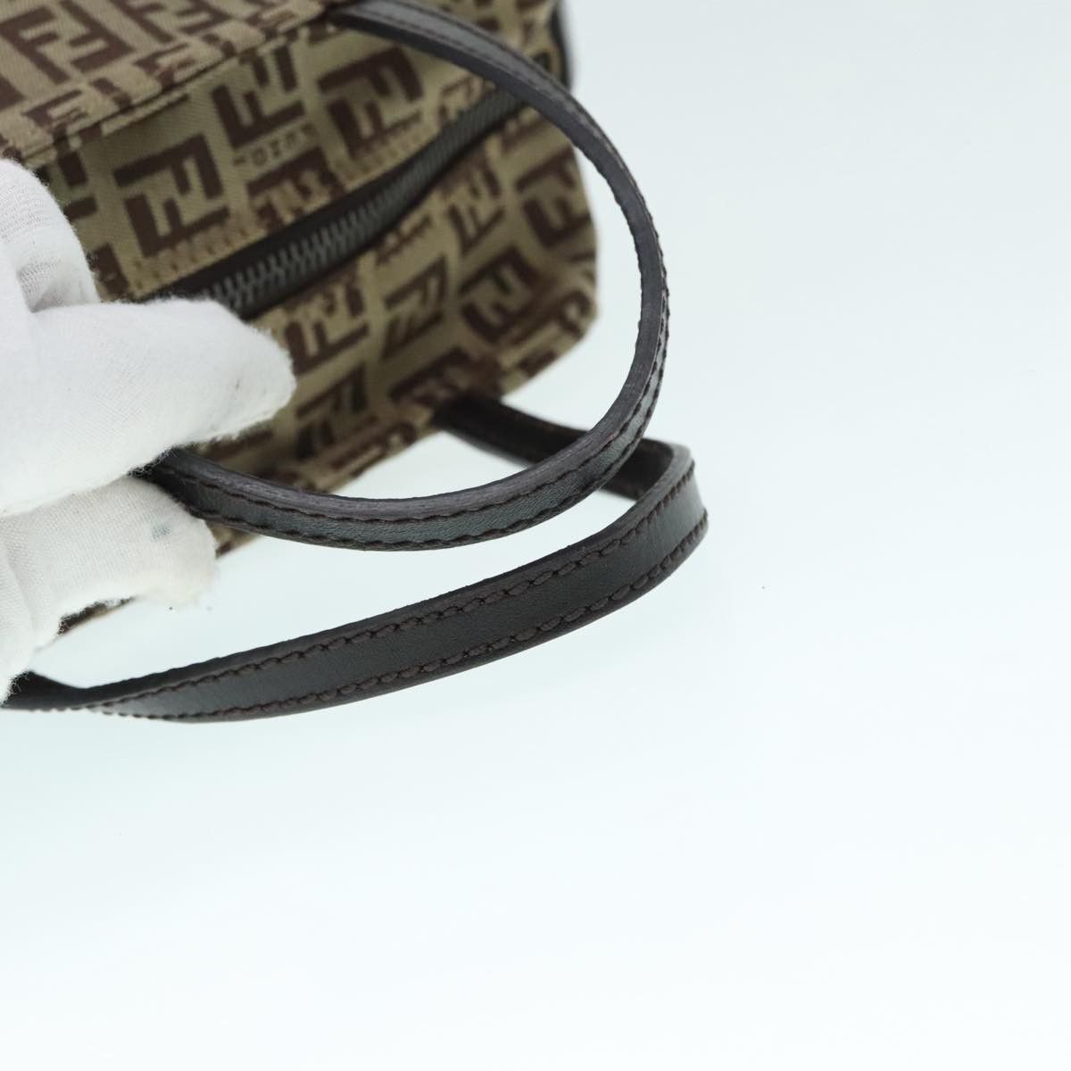 Fendi Zucca Beige Canvas Handbag (Pre-Owned) Size ONE SIZE - 5 Thumbnail