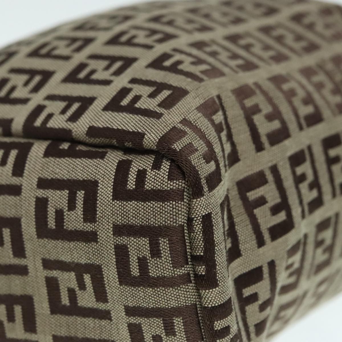 Fendi Zucca Beige Canvas Handbag (Pre-Owned) Size ONE SIZE - 9 Thumbnail