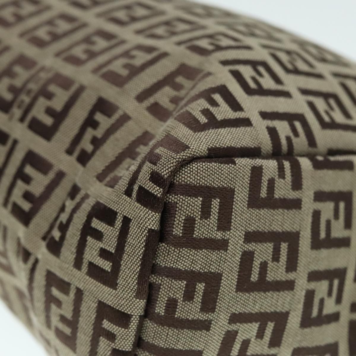 Fendi Zucca Beige Canvas Handbag (Pre-Owned) Size ONE SIZE - 6 Thumbnail