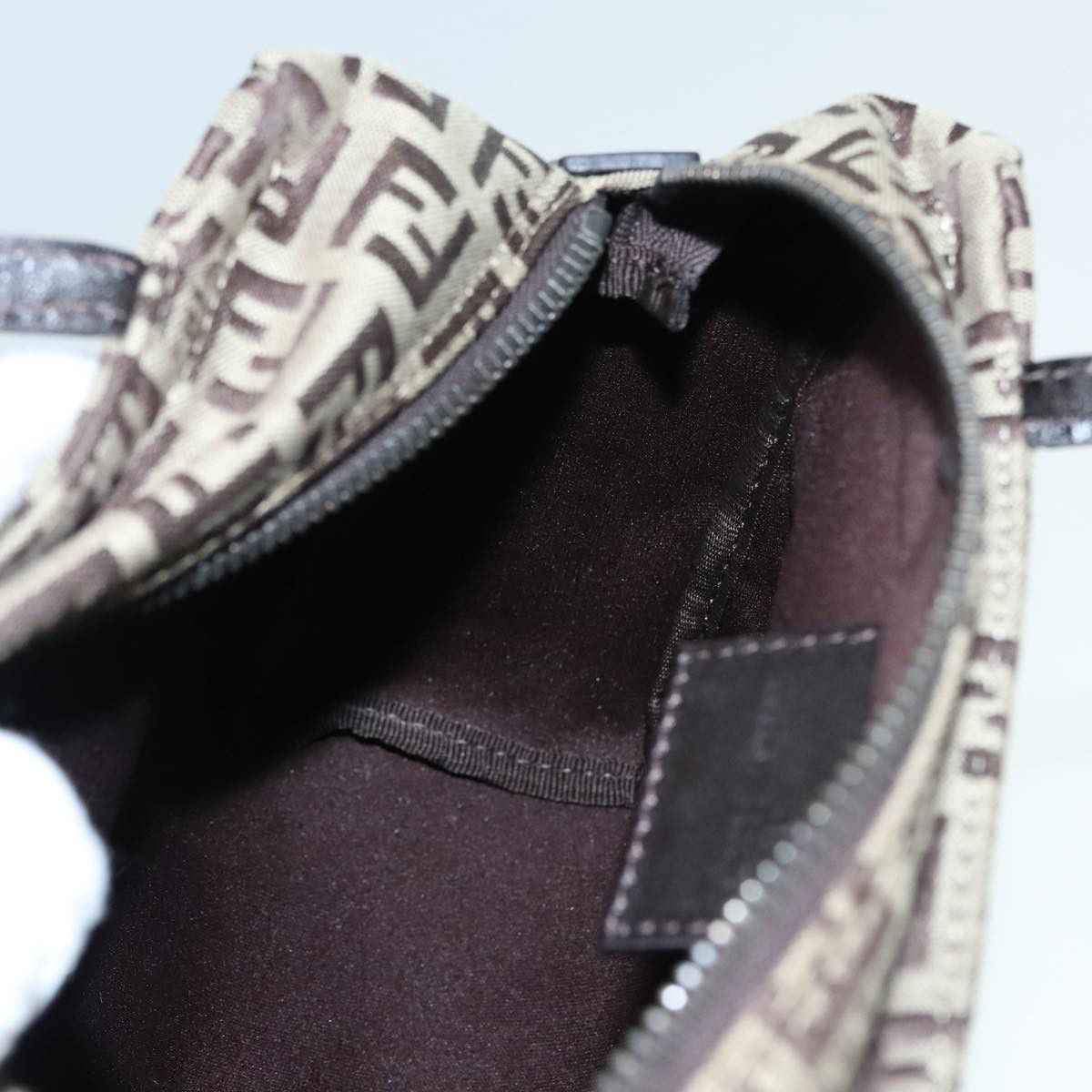 Fendi Zucca Beige Canvas Handbag (Pre-Owned) Size ONE SIZE - 20 Thumbnail