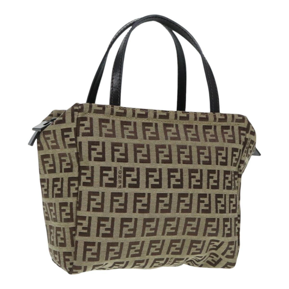 Fendi Zucca Beige Canvas Handbag (Pre-Owned) Size ONE SIZE - 16 Thumbnail