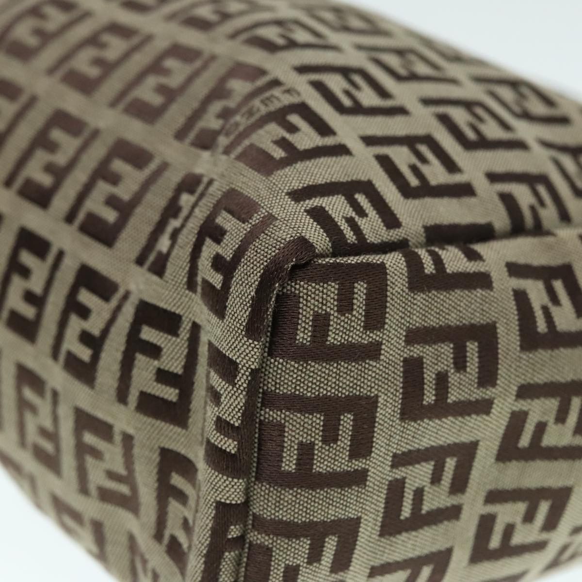 Fendi Zucca Beige Canvas Handbag (Pre-Owned) Size ONE SIZE - 8 Thumbnail