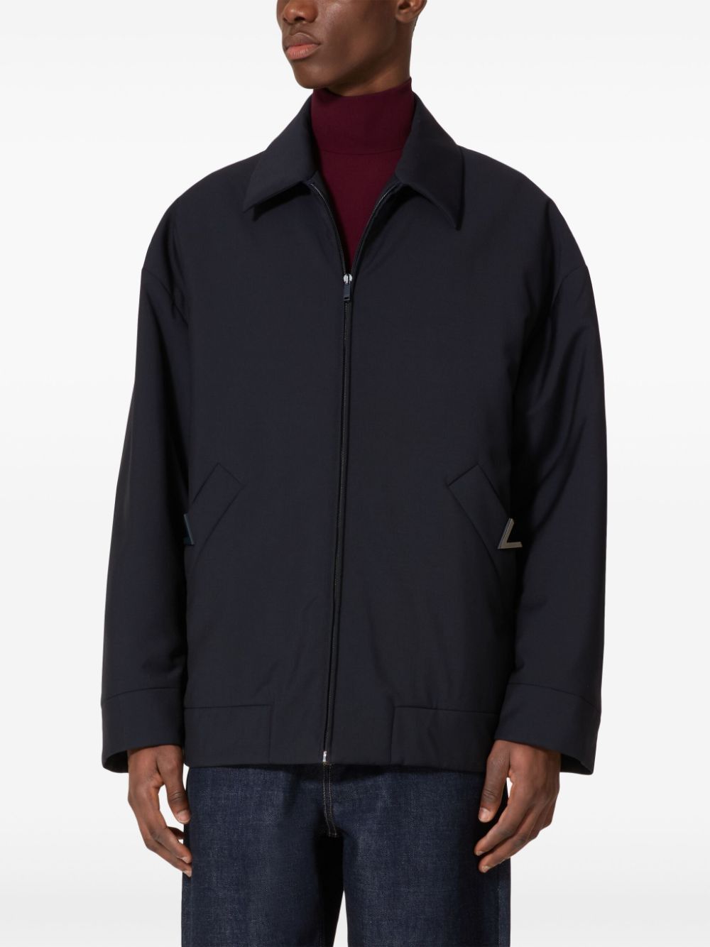 Valentino V DETAIL WOOL CABAN Size US S / EU 44-46 / 1 - 2 Thumbnail