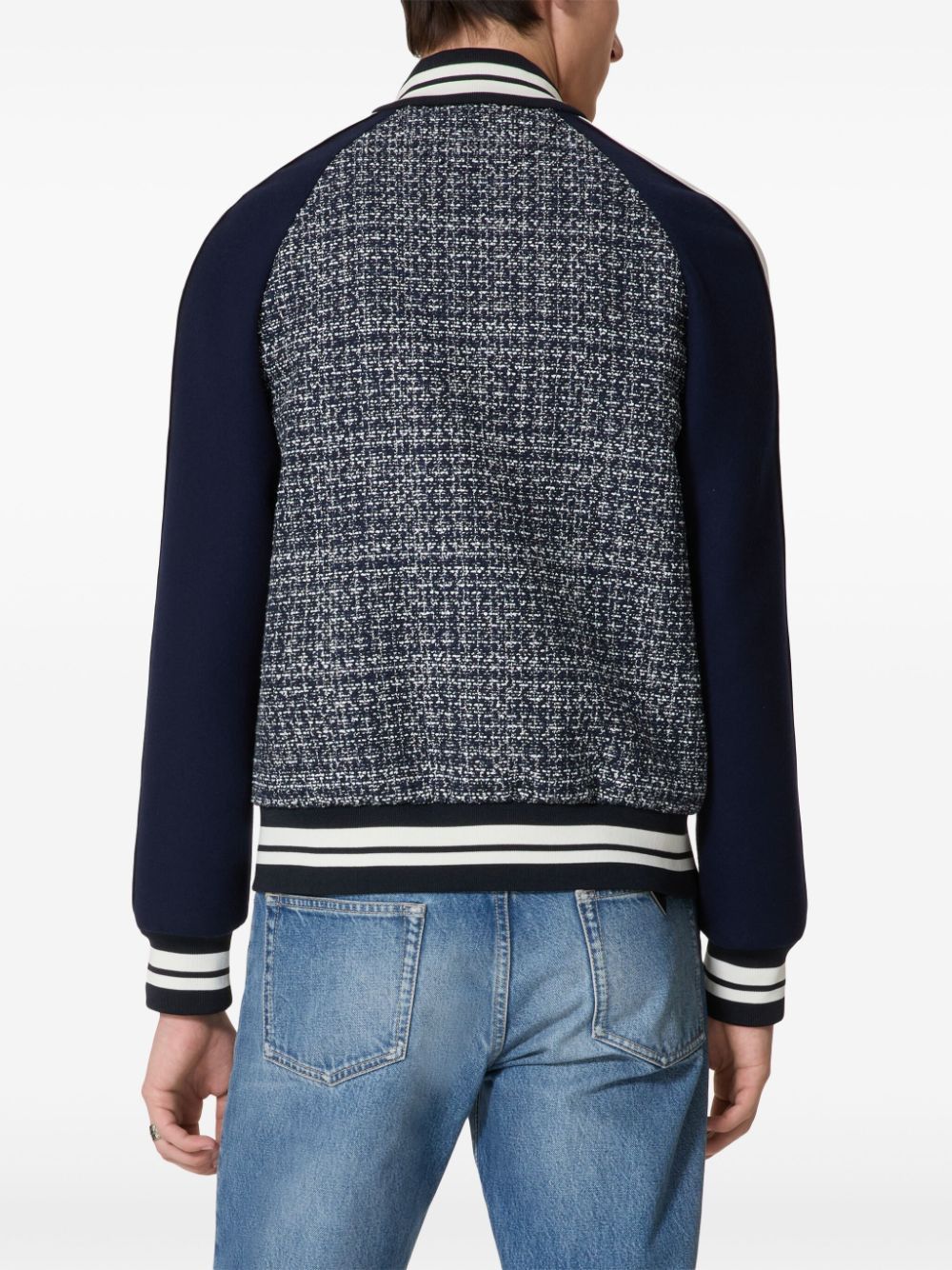 Valentino VLOGO SIGNATURE WOOL BOMBER JACKET Size US S / EU 44-46 / 1 - 4 Thumbnail