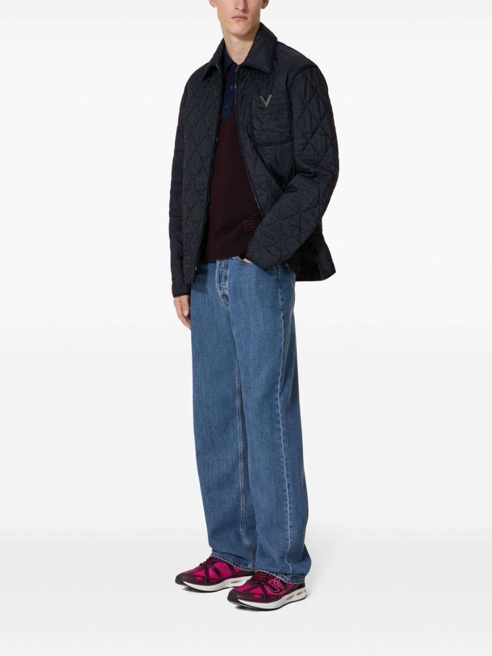 Valentino V-DETAIL NYLON CABAN Size US S / EU 44-46 / 1 - 2 Thumbnail