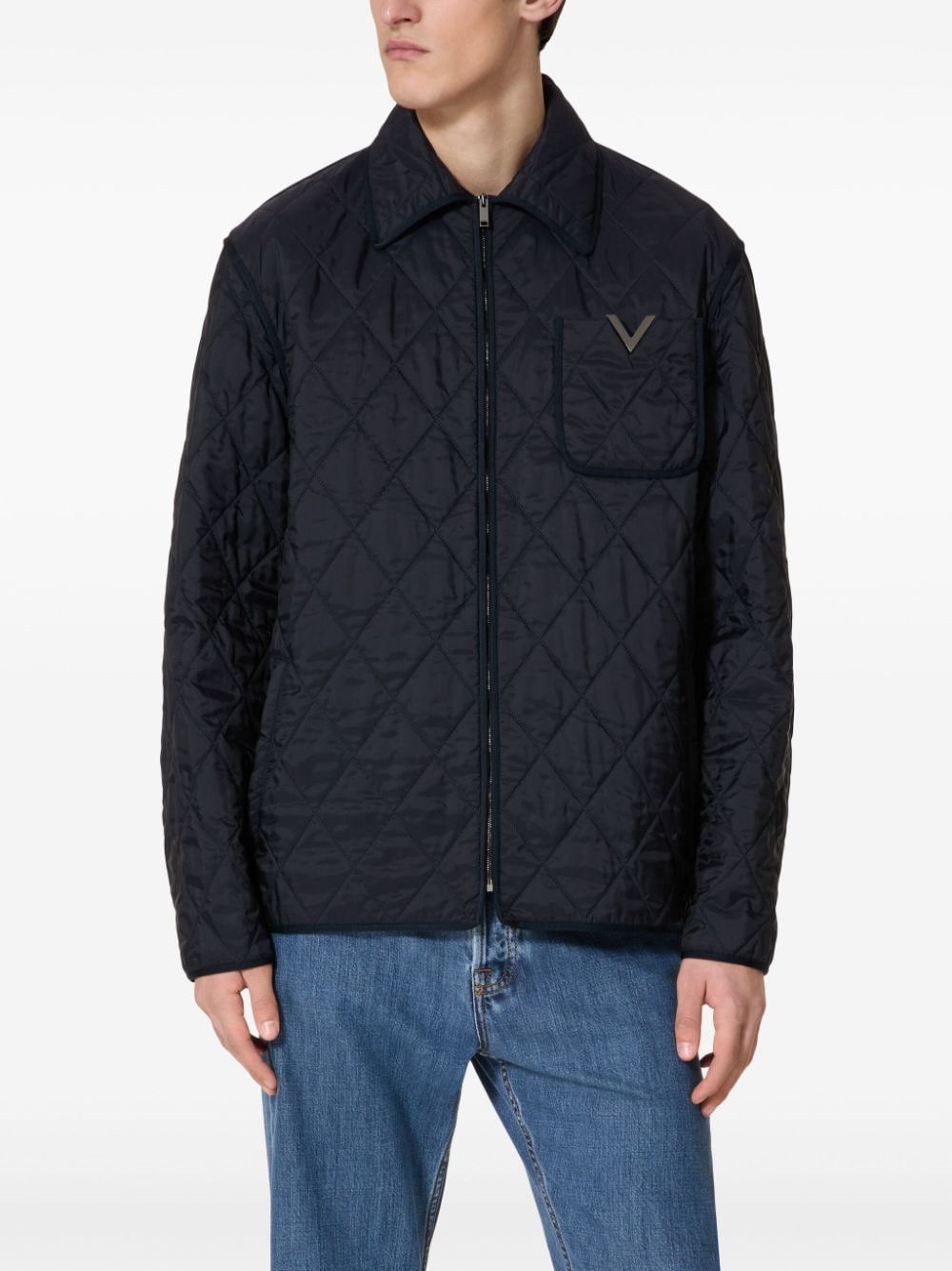 Valentino V-DETAIL NYLON CABAN Size US S / EU 44-46 / 1 - 4 Thumbnail