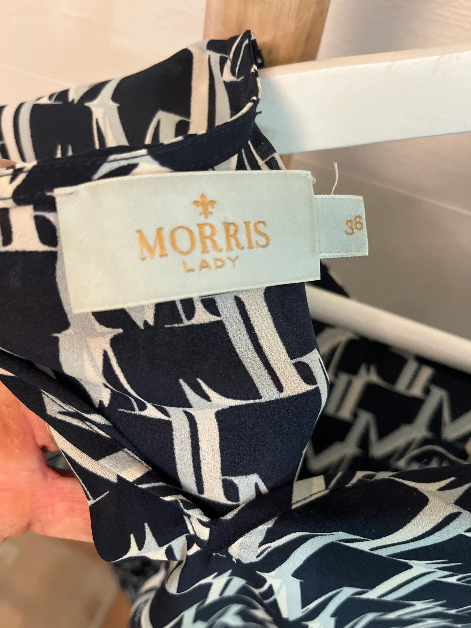 Morris Morris Madeleine Print Top Blouse Size XS / US 0-2 / IT 36-38 - 3 Thumbnail