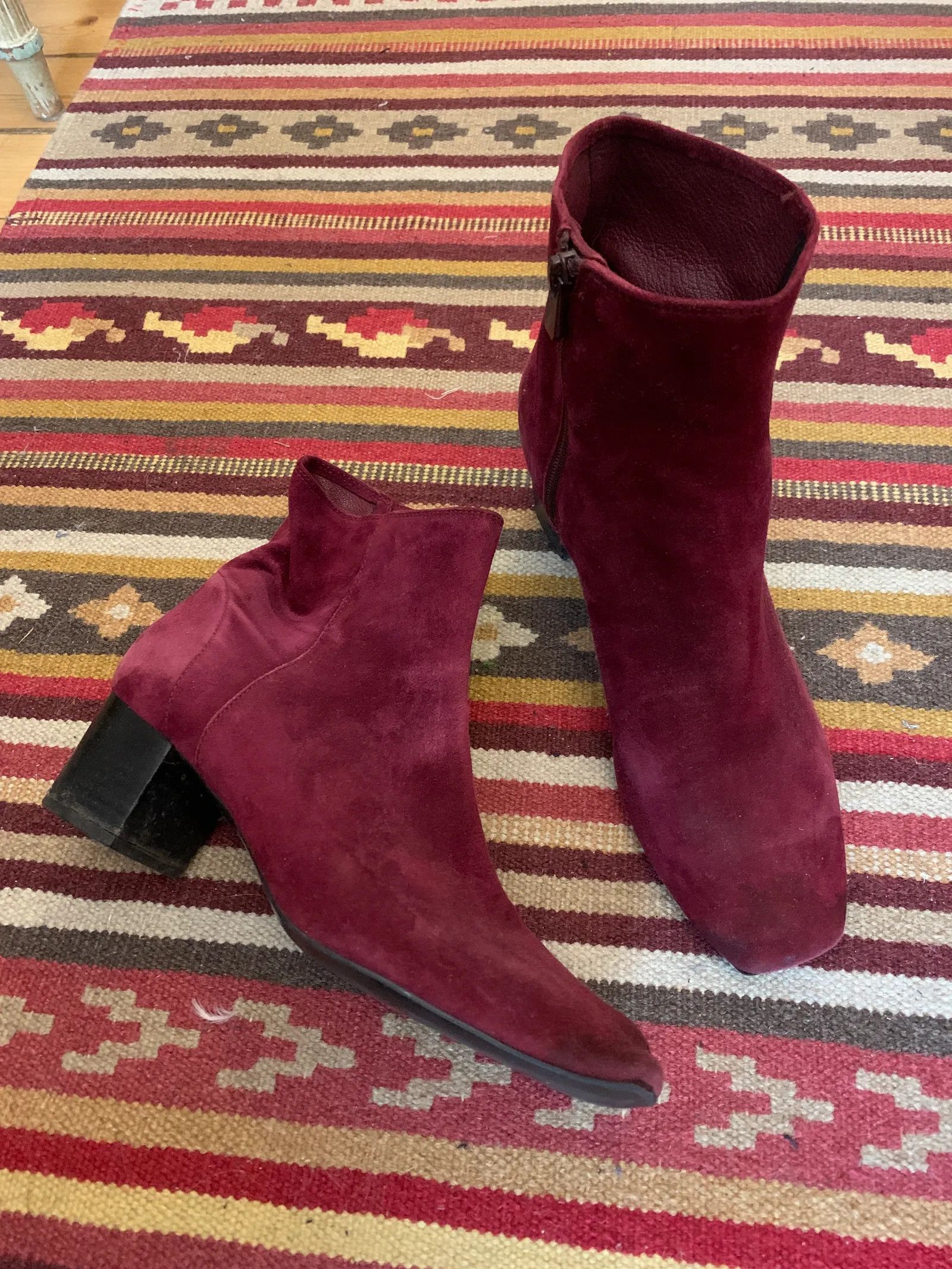 & Other Stories & Other Stories Suede Ankle Boots Boots Size US 8 / IT 38 - 2 Thumbnail
