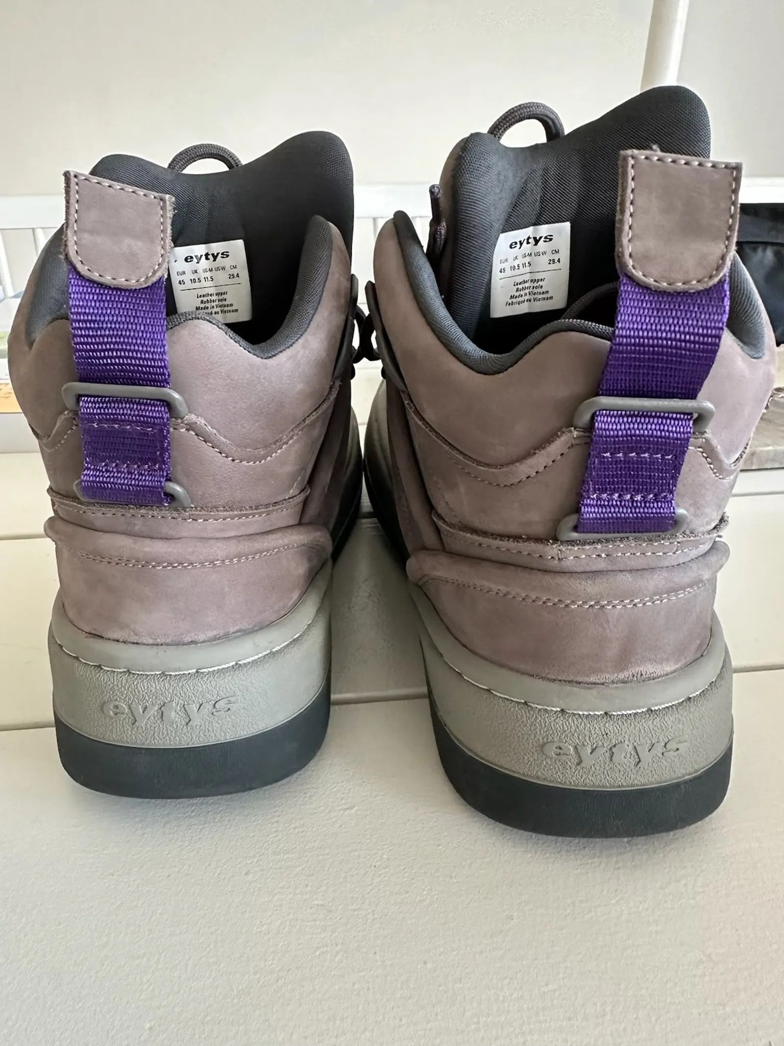 Eytys Eytys Delta Nubuck Steel Grey Sneakers Size US 13 / EU 46 - 3 Thumbnail