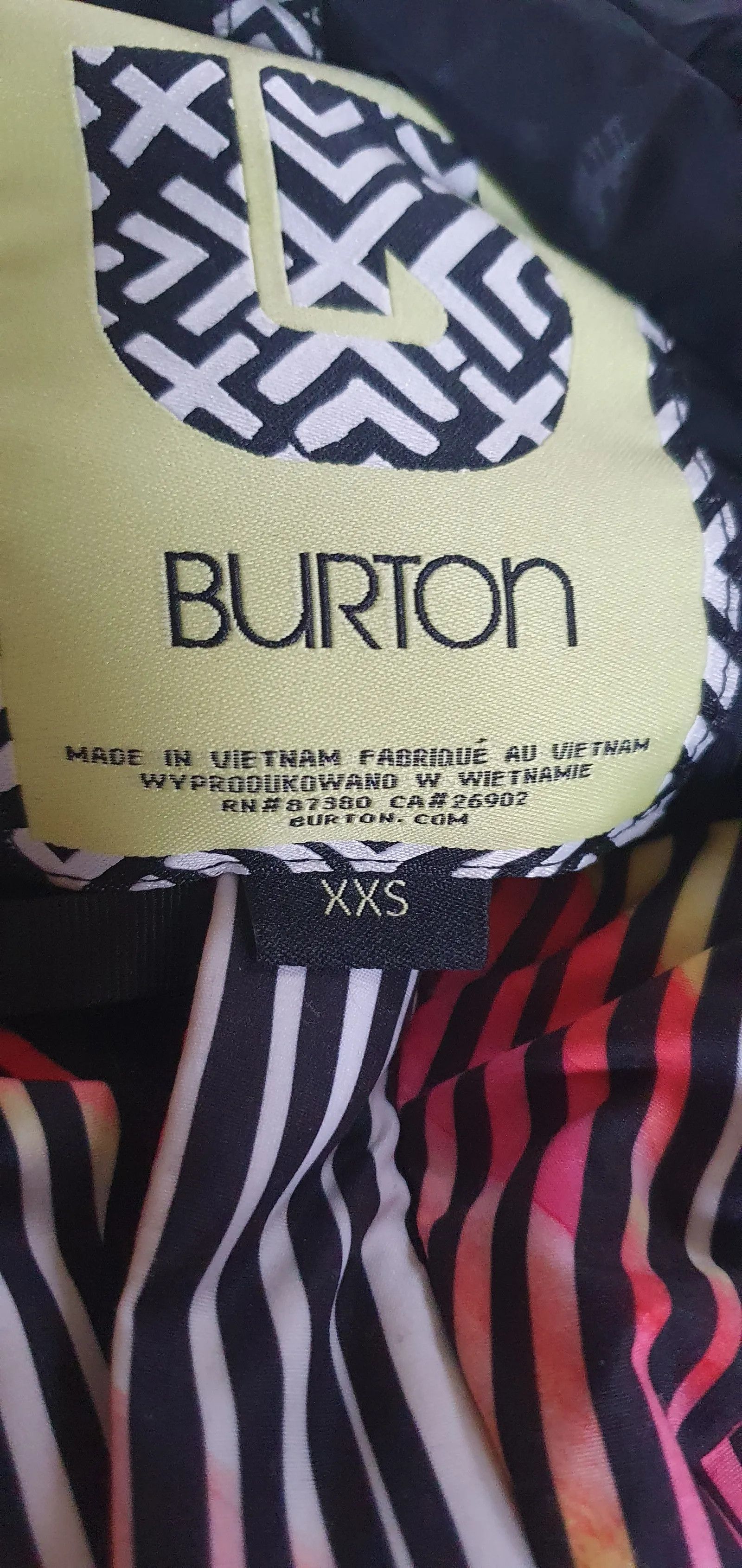 Burton Burton Snowboard/ skidjacka Jacket Size XXS / US 00 / IT 34 - 3 Thumbnail