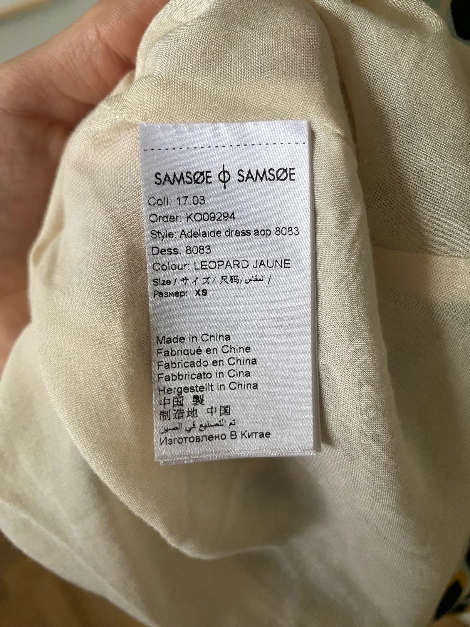 Samsoe Samsoe Samsøe Samsøe Adeleide dress aop 8083 Dress Size XS / US 0-2 / IT 36-38 - 3 Thumbnail