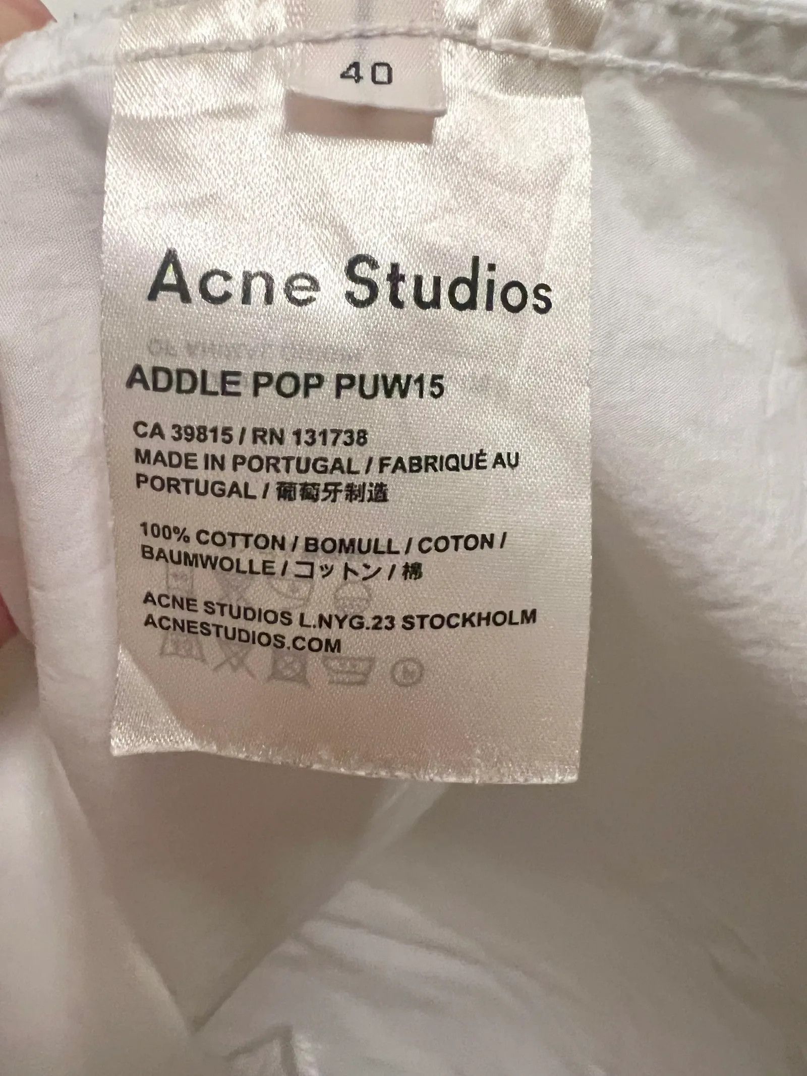 Acne Studios Acne Studios Shirt Size M / US 6-8 / IT 42-44 - 3 Thumbnail