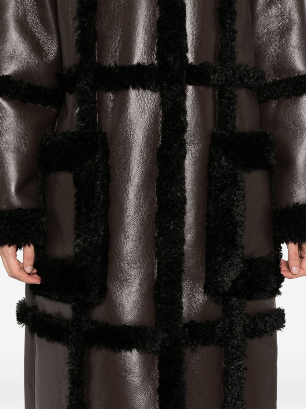 STAND STUDIO PATRICE FAUX LEATHER COAT Size XS / US 0-2 / IT 36-38 - 4 Thumbnail